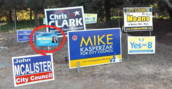 politial signs