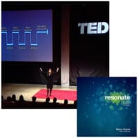 nancy on the ted talk stage