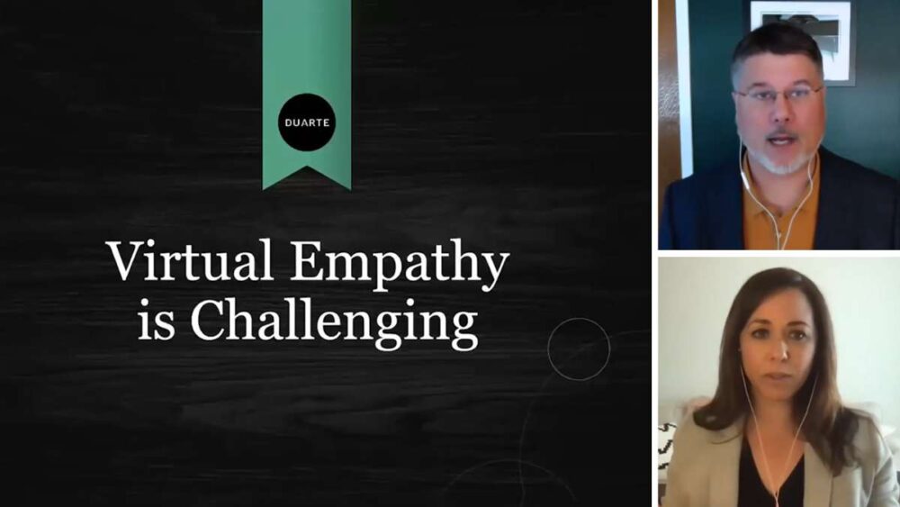 Virtual communication: Presenting with empathy | Duarte