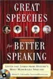 Great Speeches for Better Speaking cover