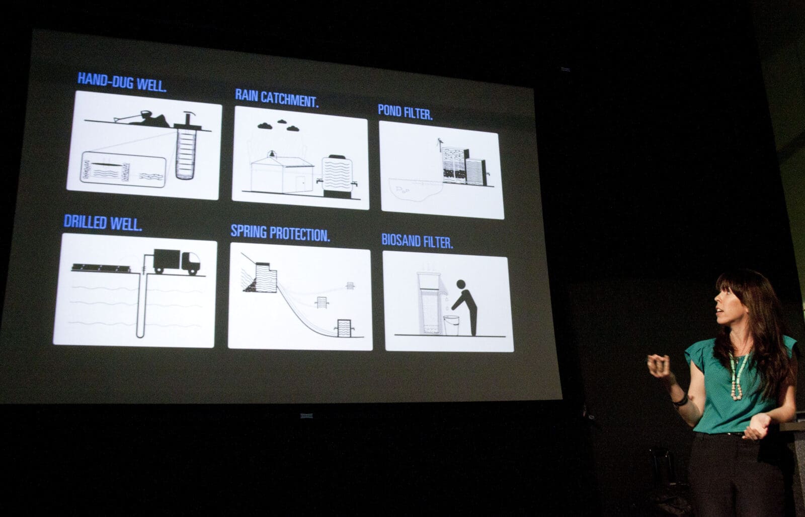 Presenting solutions to bring clean water